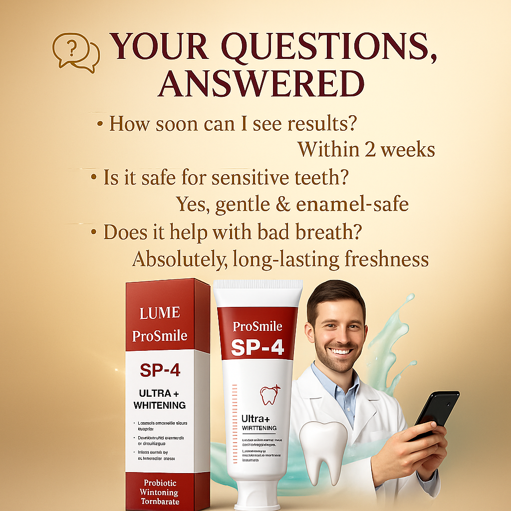 Lume ProSmile SP4 – A brighter smile & complete protection powered by Probiotic technology.
