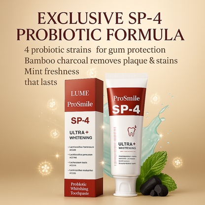 Lume ProSmile SP4 – A brighter smile & complete protection powered by Probiotic technology.